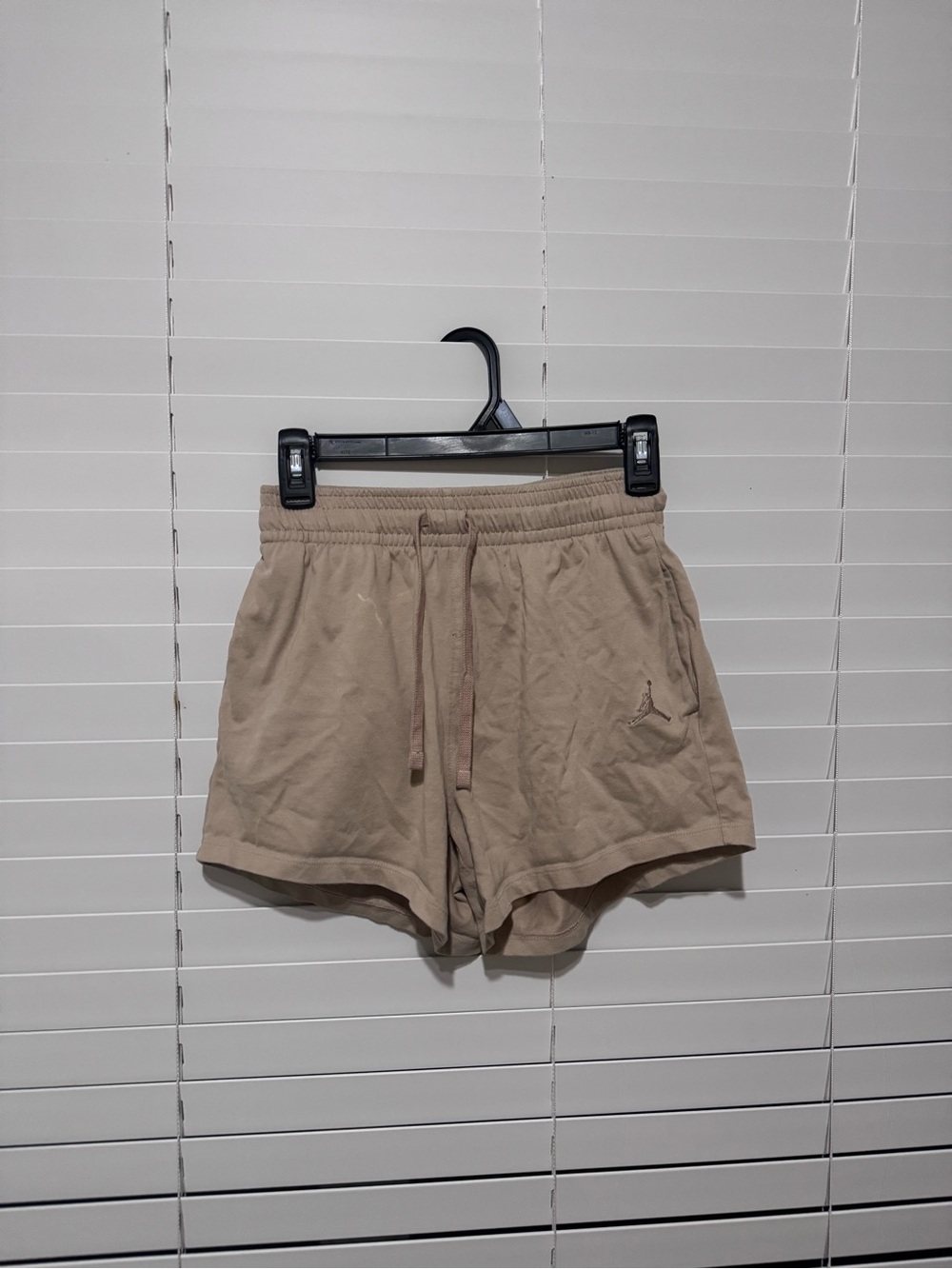 Jordan Women's Beige Athletic Knit Shorts